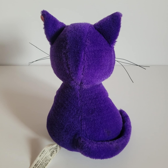 Vintage Authentic 1996 Sailor Moon Luna Purple Cat Plush Toy - Picture 3 of 6